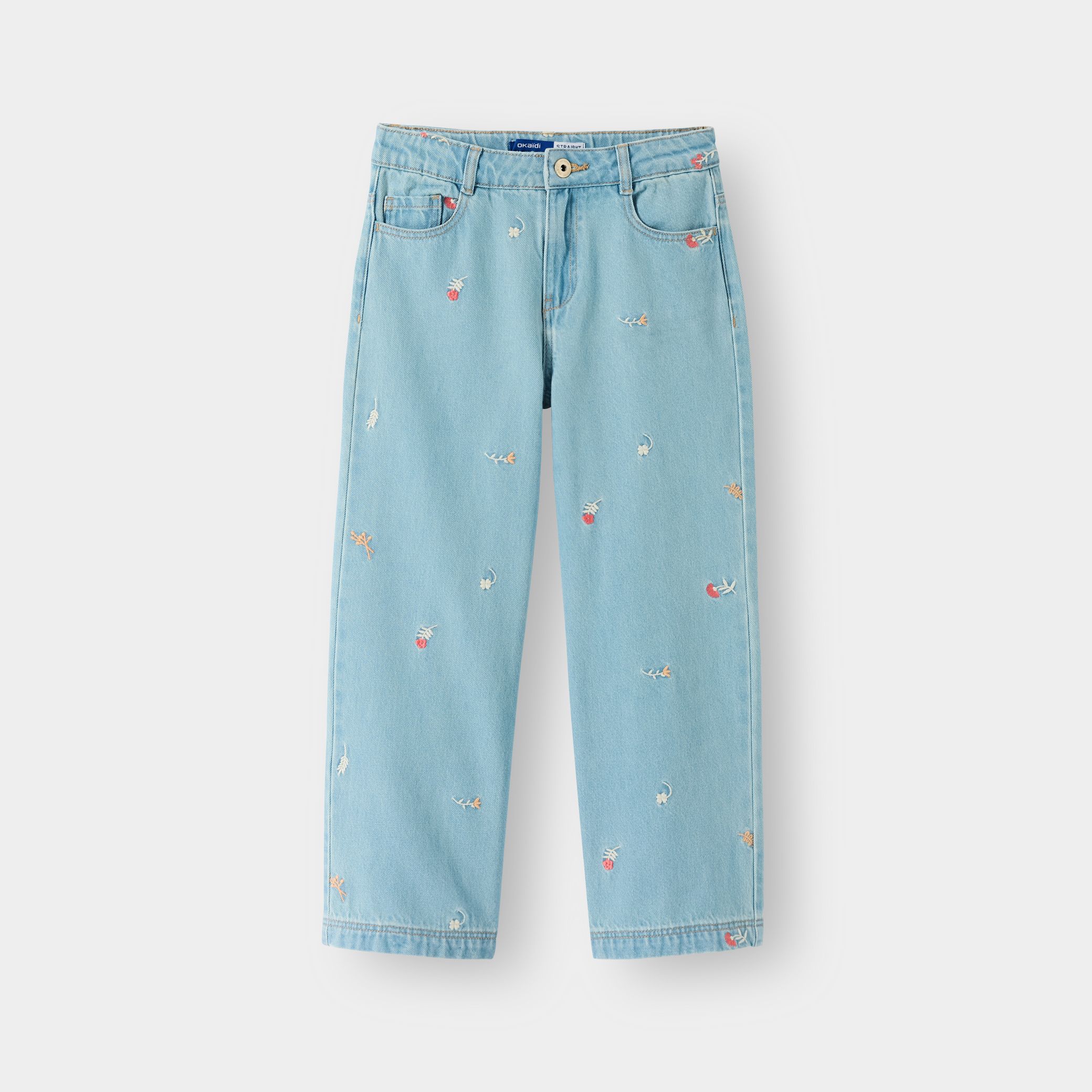 Quần jeans ống rộng dành cho bé gái